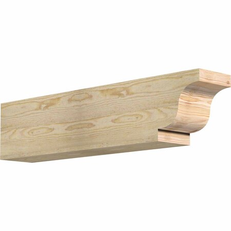 Ekena Millwork Newport Rough Sawn Rafter Tail, Douglas Fir, 6"W x 8"H x 36"L RFT06X08X36NEW00RDF